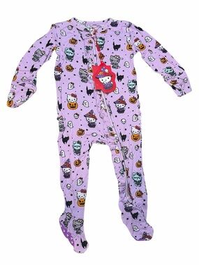 Posh Peanut Bamboo 6-9 M Ruffle Zippy Hello Kitty Halloween Monsters New in Bag